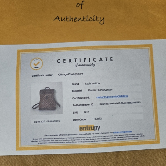 Authentic Louis Vuitton backpack - Picture 3 of 4